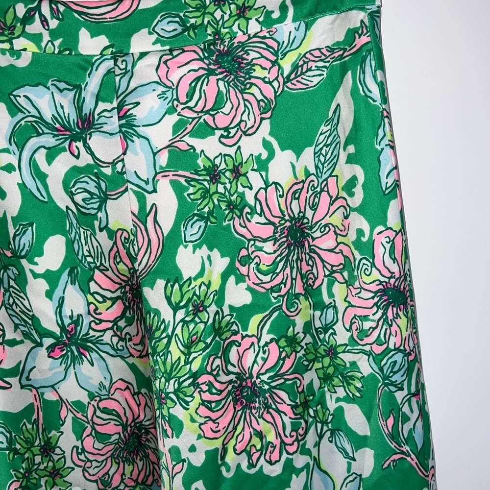 Lilly Pulitzer Rennox Midi Skirt Spearmint Blossom Views size 6 - Picture 7 of 16